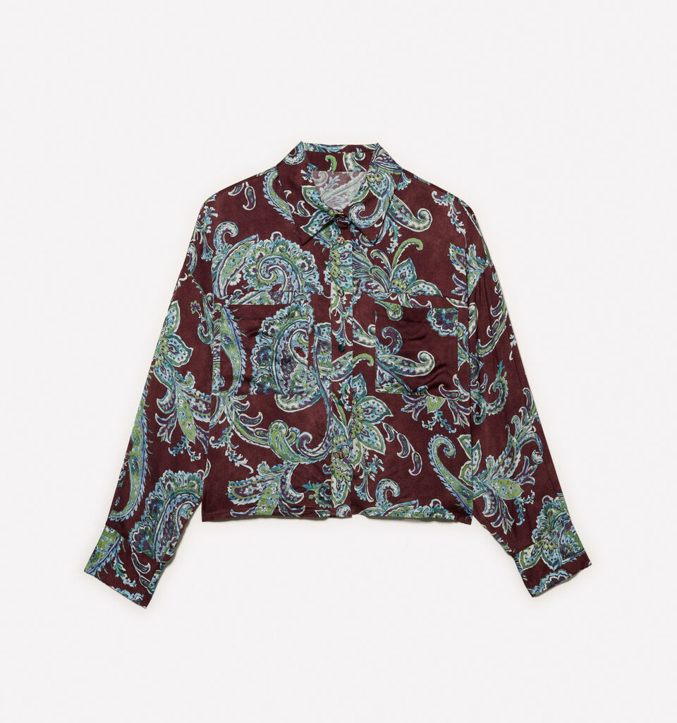 Hemd mit Paisley-Muster - hemden für damen - Multi-color | Sisley image number 5